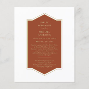 Bilingual Spanish Boda budget Weddenschap Flyer