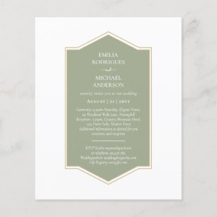 Bilingual Spanish Boda budget Weddenschap Flyer