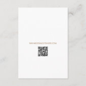 Bilingual Vietnamese Wedding Eucalyptus Bedankkaart (Achterkant)