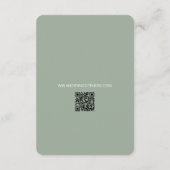 Bilingual Vietnamese Wedding Peony Bedankkaart (Achterkant)