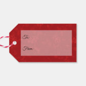 Bilingual Welsh American Holiday Gift Labels Cadeaulabel (Achterkant Horizontaal)