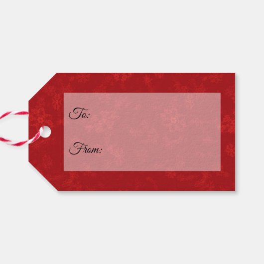 Bilingual Welsh American Holiday Gift Labels Cadeaulabel (Achterkant Horizontaal)