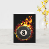 Biljart 8 Bal Speler Pool Biljart Snooker Cue Kaart (Gele Bloem)