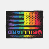 Biljart 8-ball Pool Biljart Amerikaanse Vlag - Bil Fleece Deken (Voorkant (Horizontaal))