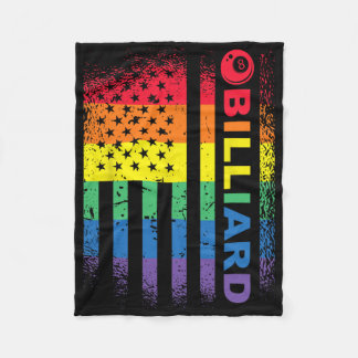 Biljart 8-ball Pool Biljart Amerikaanse Vlag - Bil Fleece Deken