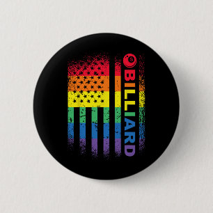 Biljart 8-ball Pool Biljart Amerikaanse Vlag - Bil Ronde Button 5,7 Cm