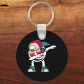 Biljart 8-ball Pool biljartbal Dabbing Dans - Sleutelhanger (Voorkant)
