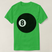 Biljart 8Ball T-shirt (Design voorkant)