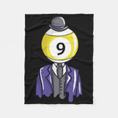 Biljart 9 LL Pool Guy Speler Geschenken Fleece Deken (Voorkant)