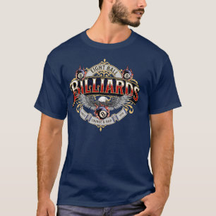 biljart acht bal spel t-shirt