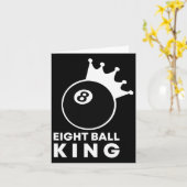 Biljart Acht Ball King 8 Ball Pool Speler Lucky Kaart (Gele Bloem)