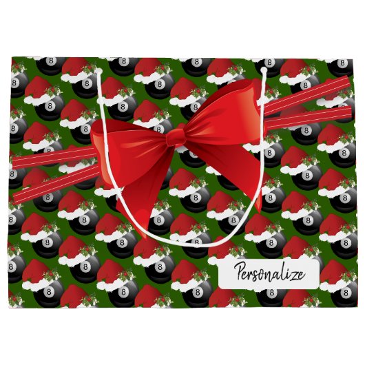 Biljart Acht van Kerstmis het Grote Patroon van de Groot Cadeauzakje (Achterkant)