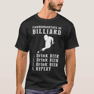 Biljart & Bier: het perfecte combinatie T-shirt