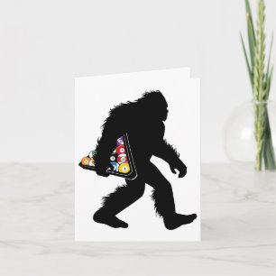 Biljart Bigfoot met zwembad Sasquatch Snooker Kaart