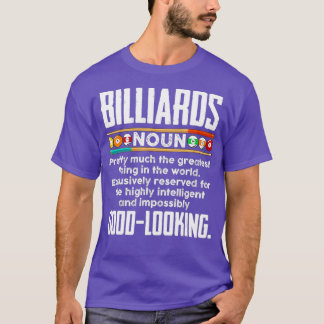 Biljart Definitie Grappig Biljart 8 Balpool T-shirt