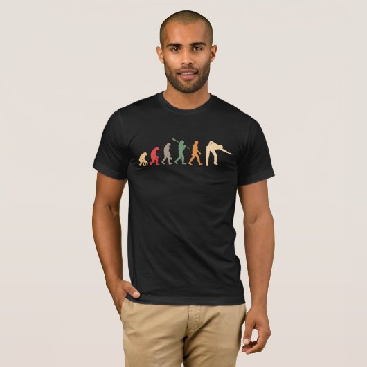 Biljart Evolution T-shirt (Voorkant volledig)