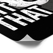 Biljart Funny ID raakte die poolspeler 8 Eight BA Poster (Hoek)