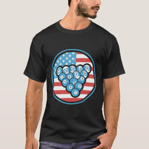 Biljart geschenken voor mannen & amp; Vrouwen Amer T-shirt