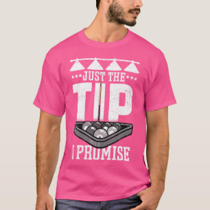 Biljart gewoon de tip die ik beloof pool speler gr t-shirt