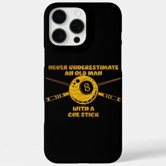 Biljart Gezegde over ervaring en vaardigheden Case-Mate iPhone Case (Achterkant)
