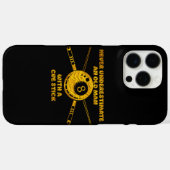 Biljart Gezegde over ervaring en vaardigheden Case-Mate iPhone Case (Achterkant (horizontaal))