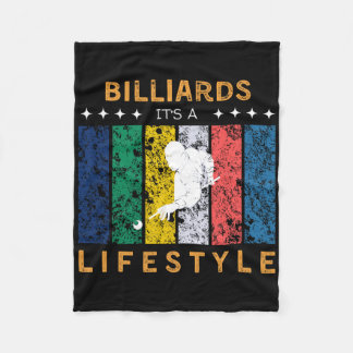 Biljart Het is een Lifestyle Funny T-shirt - Pool Fleece Deken