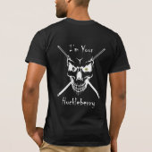 Biljart "Ik ben je Huckleberry" T-shirt (Achterkant)