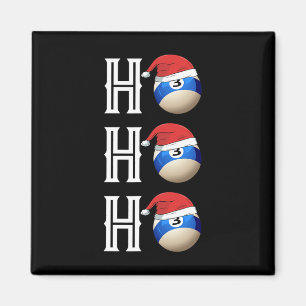Biljart Kerstman Hat Pool Hall Party Gift Magneet