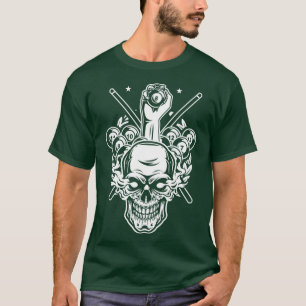 Biljart met zwembad Skills Sport kookplaat T-shirt