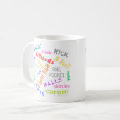 Biljart mok (Voorkant links)