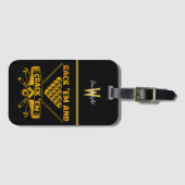 Biljart Motto Met Knuffels & Ballen Bagagelabel (Voorkant (horizontaal))