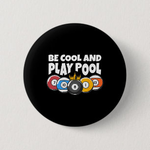 Biljart of Billard Be Cool Speel zwembad Funny Poo Ronde Button 5,7 Cm