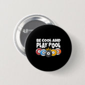 Biljart of Billard Be Cool Speel zwembad Funny Poo Ronde Button 5,7 Cm (Voorkant /achterkant)
