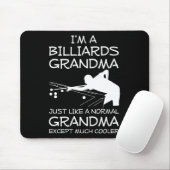 Biljart Oma Grootmoeder Cool - In een Billards Muismat (Met muis)