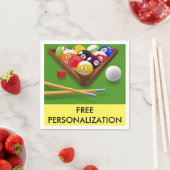 Biljart papieren servetten (Insitu)