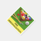 Biljart papieren servetten (Hoek)