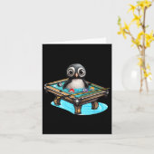 Biljart Penguin Hustler Zwembad Snooker Spelen Poo Kaart (Gele Bloem)
