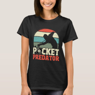 Biljart Pocket Predator 8 Ball Funny Mannen Retro  T-shirt
