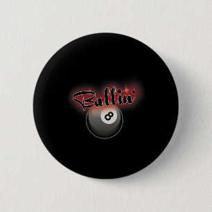 Biljart Pool 8 Ball S Ronde Button 5,7 Cm