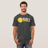 Biljart Pool Ball 9Ball voor Team en Leagues T-shirt (Voorkant volledig)