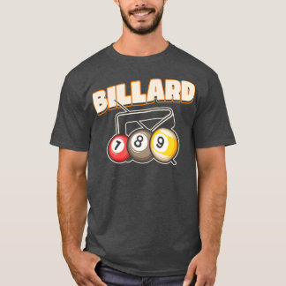 Biljart Pool Billard Snooker Club 6 T-shirt