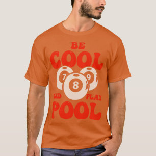 Biljart Pool Billard Snooker Club 9 T-shirt