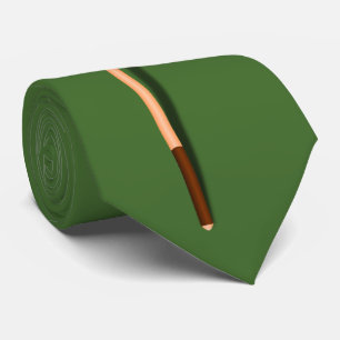 Biljart Pool Cue en Rack Necktie Stropdas