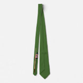 Biljart Pool Cue en Rack Necktie Stropdas (Achterkant)
