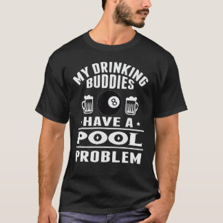 Biljart Pool Speler Keu Sport jongen T-shirt