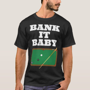 Biljart Pool Speler Shirt Gift Mannen Vrouwen Bank
