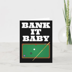 Biljart Pool Speler Shirt Gift Mannen Vrouwen Bank Kaart