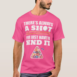 Biljart Pool Speler voor Pool Game T-shirt