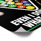 Biljart Pool Strategie Snooker Speler Poster (Hoek)