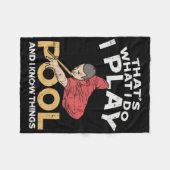 Biljart S1 Fleece Deken (Voorkant (Horizontaal))